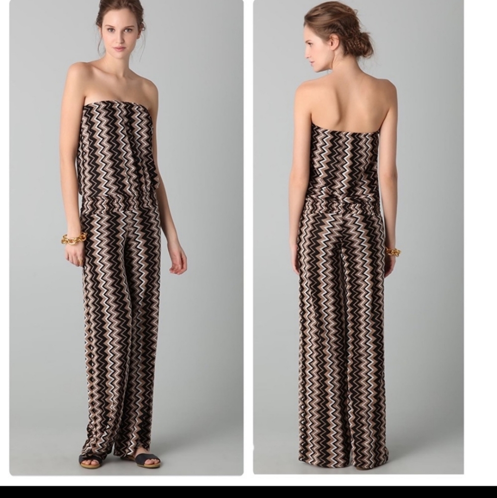 Karina Grimaldi strapless Jumpsuit like new ❤